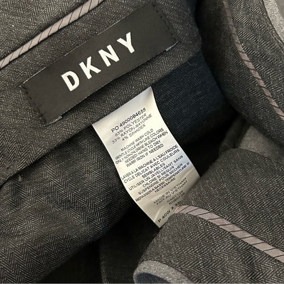 ❤️ NWT DKNY Business/Casual Men Trousers 40x32 - Picture 5 of 10